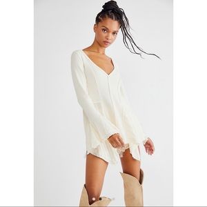Free People Primrose Thermal in Ivory